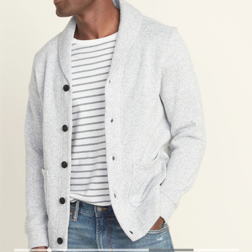 Men soft knit sweater